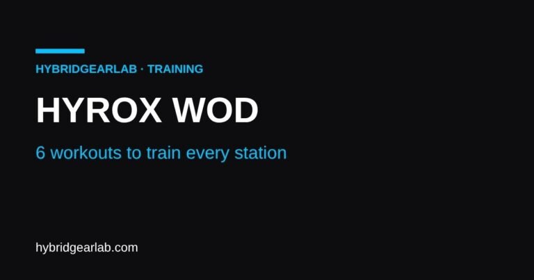 HYROX WOD: 6 workouts to train every station