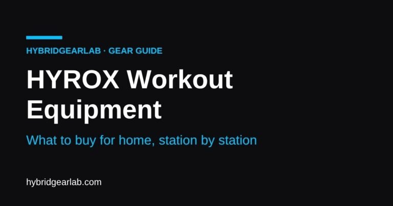 HYROX Workout Equipment: what to buy for home, station by station